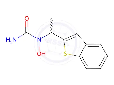 Chemical structure of Zileuton