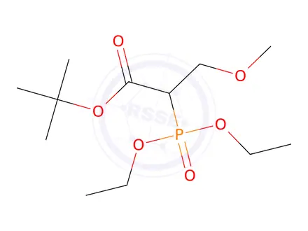 Chemical structure of Tert-butyl 2-(diethoxyphosphoryl)-3-methoxypropanoate