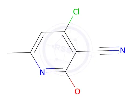 Chemical structure of 4-Chloro-2-methoxy-6-methylnicotinonitrile