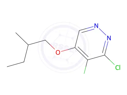 Chemical structure of 3,4-Dichloro-5-(2-methylbutoxy)pyridazine