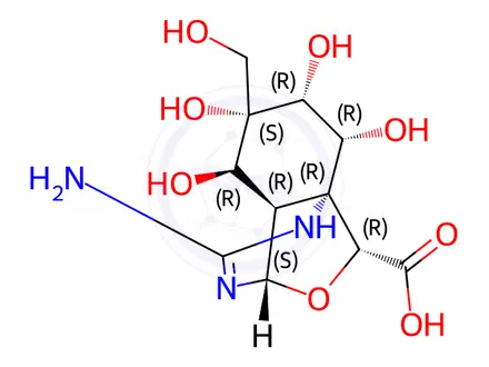 Chemical structure of tetrodonic acid