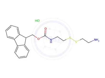 Chemical structure of Fmoc-Cystamine HCl