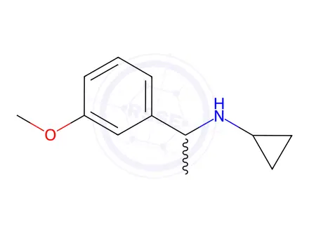 Chemical structure of n-(1-(3-Methoxyphenyl)ethyl)cyclopropanamine