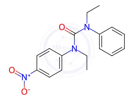 Chemical structure of N,N'-Diethyl-N'-(4-nitrophenyl)-N-phenylurea