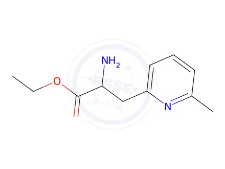 Chemical structure of Ethyl 2-amino-3-(6-methylpyridin-2-yl)propanoate