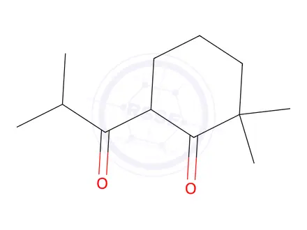 Chemical structure of 6-Isobutyryl-2,2-dimethylcyclohexan-1-one