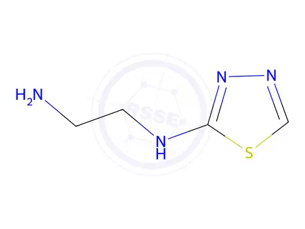 Chemical structure of n1-(1,3,4-thiadiazol-2-yl)ethane-1,2-diamine
