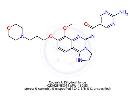 Chemical structure of Copanlisib