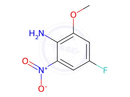 Chemical structure of 4-fluoro-2-methoxy-6-nitroaniline