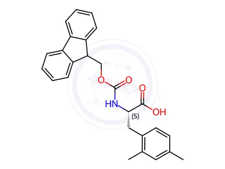 Chemical structure of Fmoc-L-2,4-dimethylphenylalanine