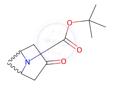 Chemical structure of Tert-Butyl 3-oxo-6-azabicyclo[3.1.1]heptane-6-carboxylate
