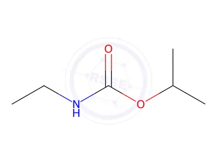 Chemical structure of isopropyl ethylcarbamate