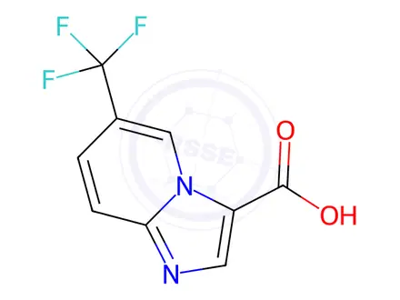 Chemical structure of 6-(Trifluoromethyl)imidazo[1,2-a]pyridine-3-carboxylic acid