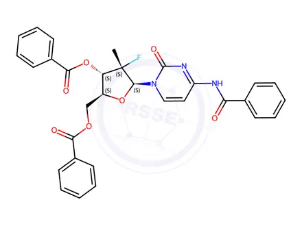 Chemical structure of Sofosbuvir Impurity 250