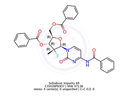 Chemical structure of Sofosbuvir Impurity 235