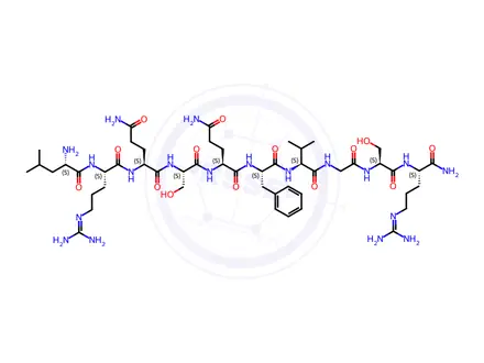 Chemical structure of Urechistachykinin I