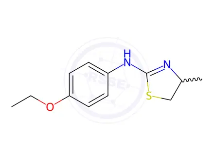 Chemical structure of N-(4-ethoxyphenyl)-4-methyl-4,5-dihydro-1,3-thiazol-2-amine