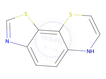 Chemical structure of 6H-Thiazolo[4,5-h][1,4]benzothiazine(8CI)