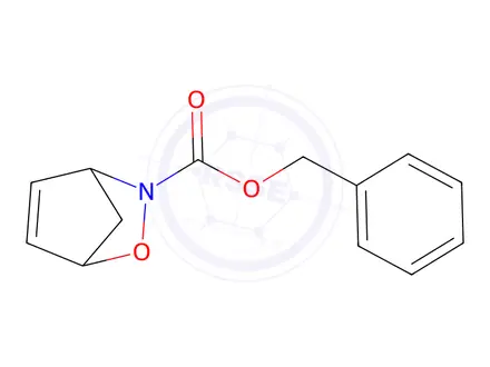 Chemical structure of Benzyl 2-oxa-3-azabicyclo[2.2.1]hept-5-ene-3-carboxylate