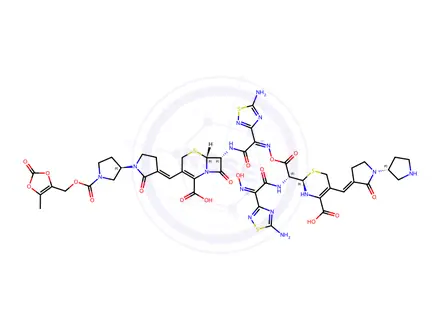 Chemical structure of Ceftobiprole Impurity 84