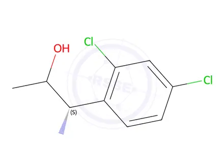 Chemical structure of (1S)-1-amino-1-(2,4-dichlorophenyl)propan-2-ol