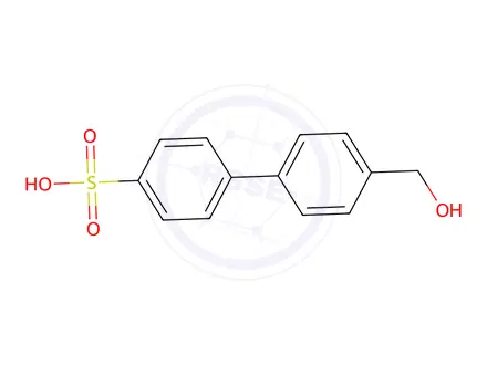 Chemical structure of 4'-(Hydroxymethyl)-[1,1'-biphenyl]-4-sulfonic acid