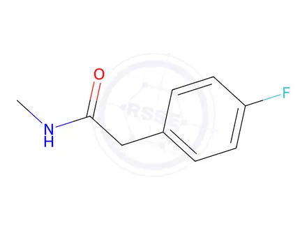 Chemical structure of 2-(4-Fluorophenyl)-N-methylacetamide