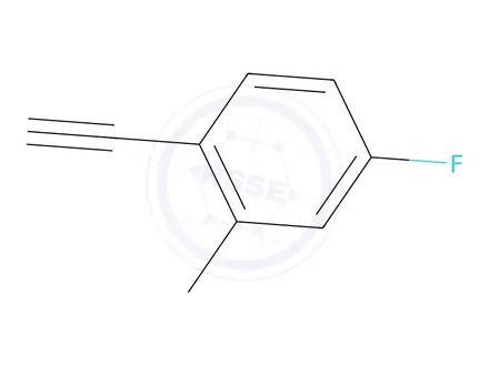 Chemical structure of 1-Ethynyl-4-fluoro-2-methylbenzene