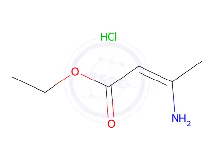 Chemical structure of Ethyl 3-aminobut-2-enoate hydrochloride