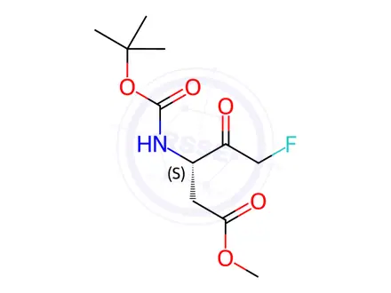 Chemical structure of Boc-D-FMK