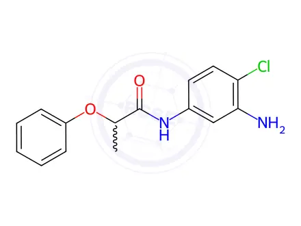Chemical structure of N-(3-Amino-4-chlorophenyl)-2-phenoxypropanamide
