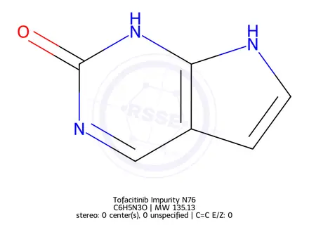 Chemical structure of Tofacitinib Impurity N76