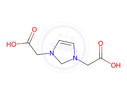 Chemical structure of Zoledronic Diacid Impurity