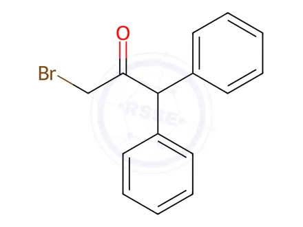 Chemical structure of 3-BROMO-1,1-DIPHENYLACETONE