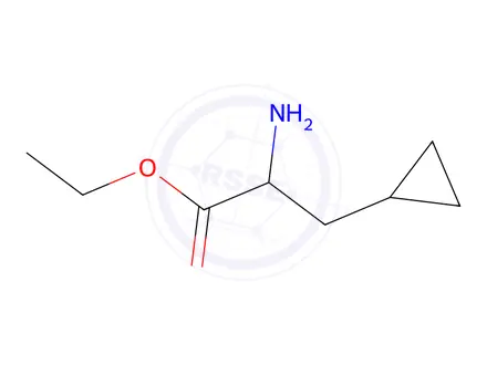 Chemical structure of ethyl 2-amino-3-cyclopropylpropanoate