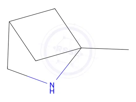 Chemical structure of 1-methyl-2-azabicyclo[2.1.1]hexane