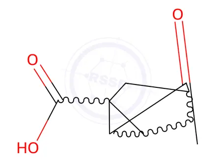 Chemical structure of 3-oxotricyclo[2.2.1.0,2,6]heptane-1-carboxylic acid