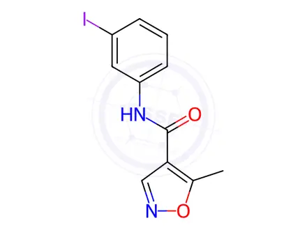 Chemical structure of N-(3-Iodophenyl)-5-methylisoxazole-4-carboxamide