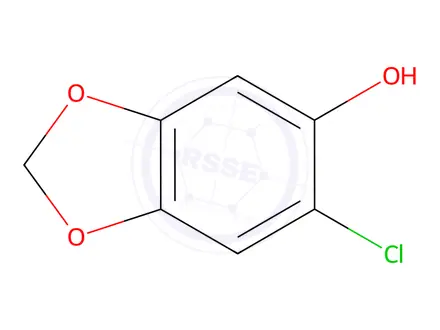 Chemical structure of 6-Chlorobenzo[d][1,3]dioxol-5-ol