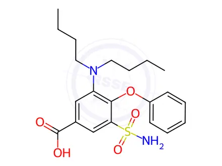 Chemical structure of Bumetanide Impurity 150