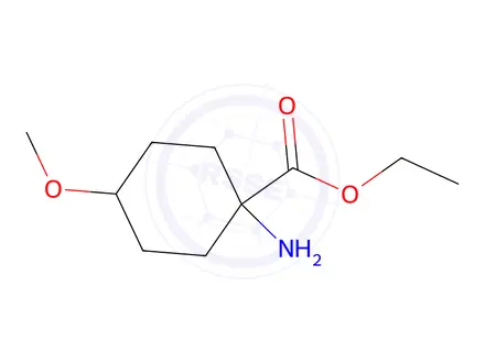 Chemical structure of Ethyl 1-amino-4-methoxycyclohexanecarboxylate