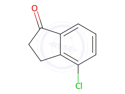 Chemical structure of 4-chloro-2,3-dihydro-1H-inden-1-one