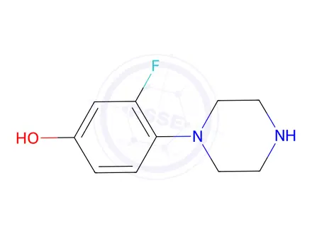 Chemical structure of 3-Fluoro-4-(1-piperazinyl)phenol