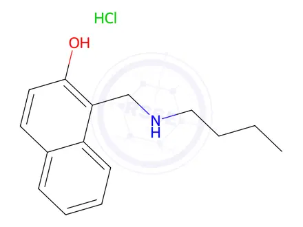 Chemical structure of 1-[(Butylamino)methyl]naphthalen-2-ol hydrochloride