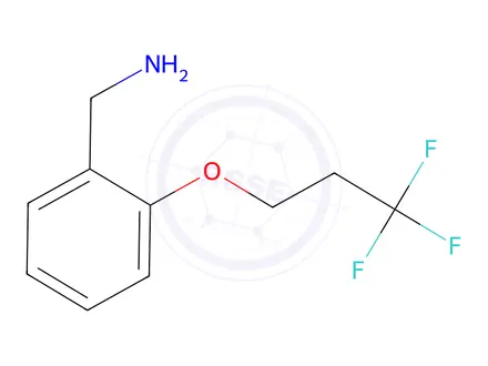 Chemical structure of (2-(3,3,3-Trifluoropropoxy)phenyl)methanamine