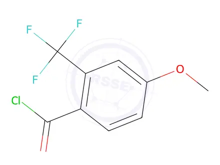 Chemical structure of 4-Methoxy-2-(trifluoromethyl)benzoyl chloride