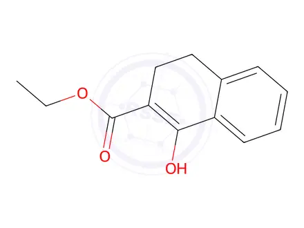Chemical structure of ethyl 1-tetralone-2-carboxylate