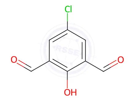 Chemical structure of 2,6-DIFORMYL-4-CHLOROPHENOL