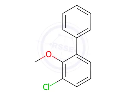 Chemical structure of 2-Methoxy-3-chlorobiphenyl