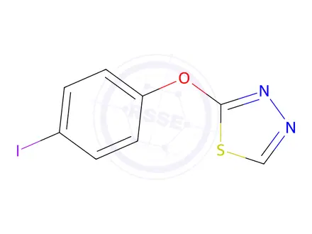 Chemical structure of 2-(4-Iodophenoxy)-1,3,4-thiadiazole